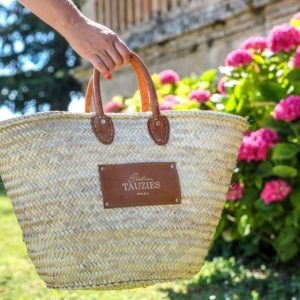 panier en paille château de Tauziès