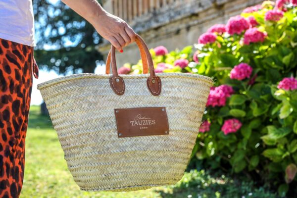 panier en paille château de Tauziès