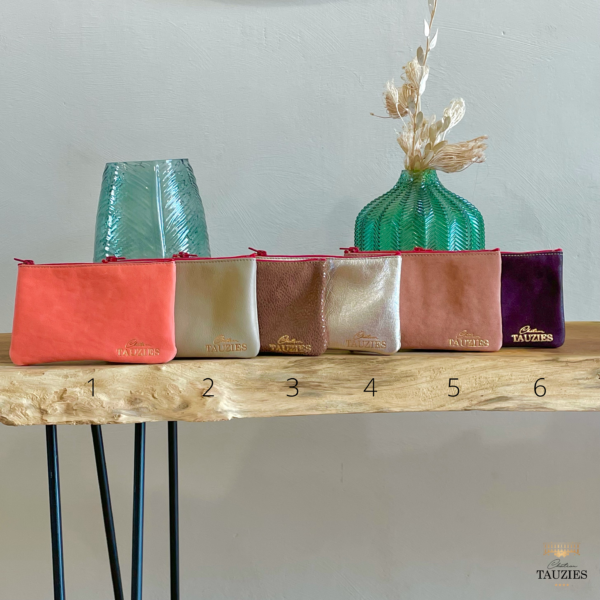 Pochette en cuir