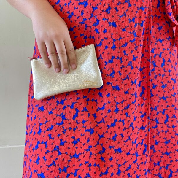 pochette en cuir